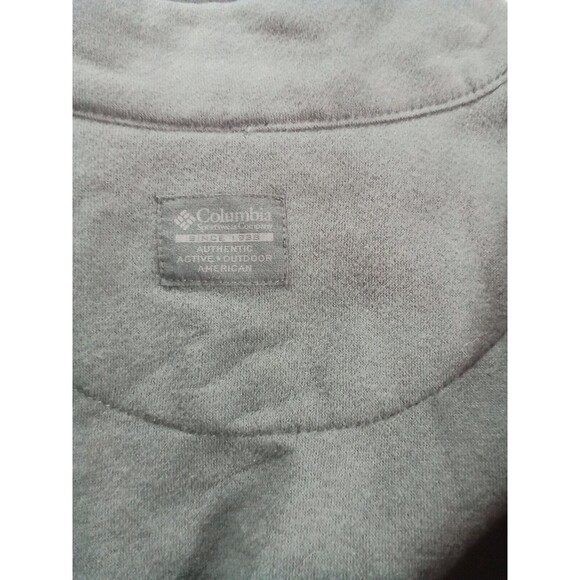 Men's Columbia 1/4 Zip Sweatshirt Size Medium Untreated Spot See Photos - Picture 8 of 10